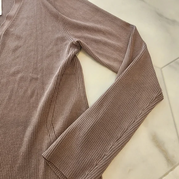 ANN TAYLOR NWTO,BEAUTIFUL BROWNISH/ DARK TAUPE DRESSY CARDIGAN SIZE XL